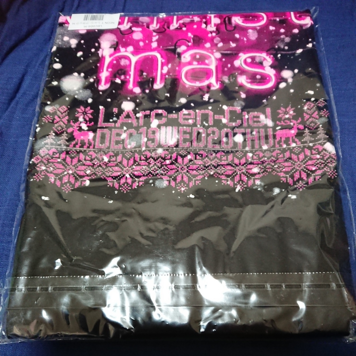 L'Arc～en～Ciel L'ArChristmas NEON Tシャツ Mサイズ 未開封 HYDE