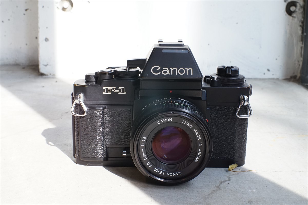 Canon キヤノン New F-1 + CANON LENS FD 50mm F1.8 セット MF一眼レフ