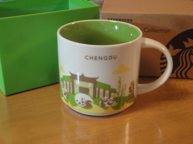スターバックスSTARBUCKS マグカップ パンダのふるさと「成都　DHENGDOU」 You are here collection 新品未使用