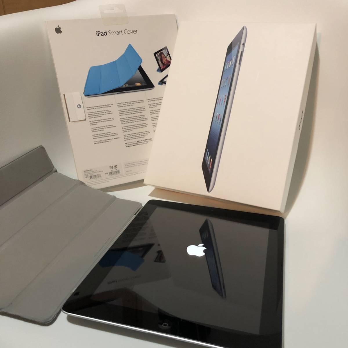 箱あり 領収書あり Apple iPad 3 A1416 MC706J/A WiFiモデル ブラック 第3世代 32GB Smart Cover付き