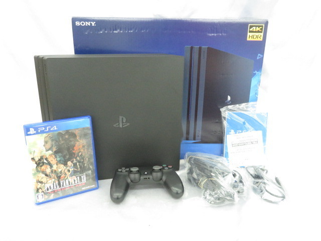 【中古】SONY ソニー プレイステーション4 PS4 1TB CUH-7000BB01 ジェットブラック オマケソフト付き 10345588