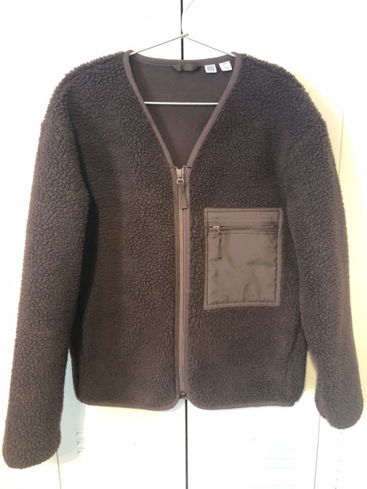 驚きの破格値，大人気 ユニクロ U フリースカーディガン 2018FW Sサイズ(ジャンパー、ブルゾン)｜売買されたオークション情報、yahooの商品情報をアーカイブ公開 - オークファン 男性用