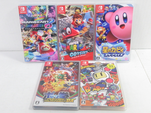 036-181215-k30169 Swicth スイッチ 5本セット ジャンク マリオカート
