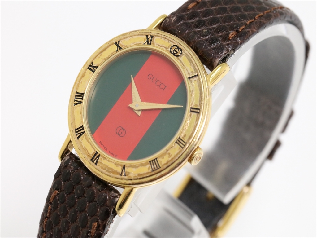 グッチ 正規【GUCCI/グッチ】3000L GGロゴ有 スイス製 シェリーライン