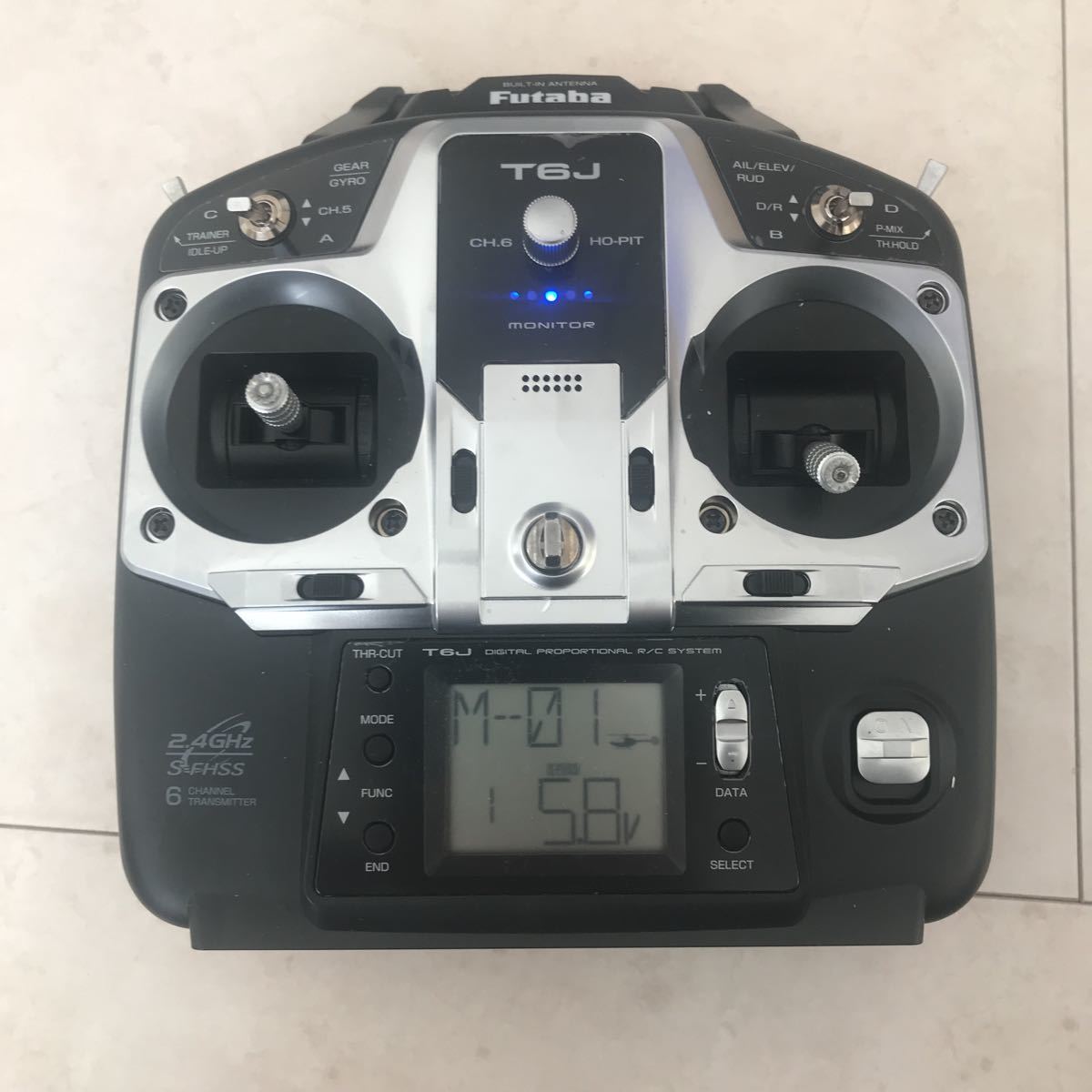 Futaba 6J S-FHSS モード1 ヘリ用_2