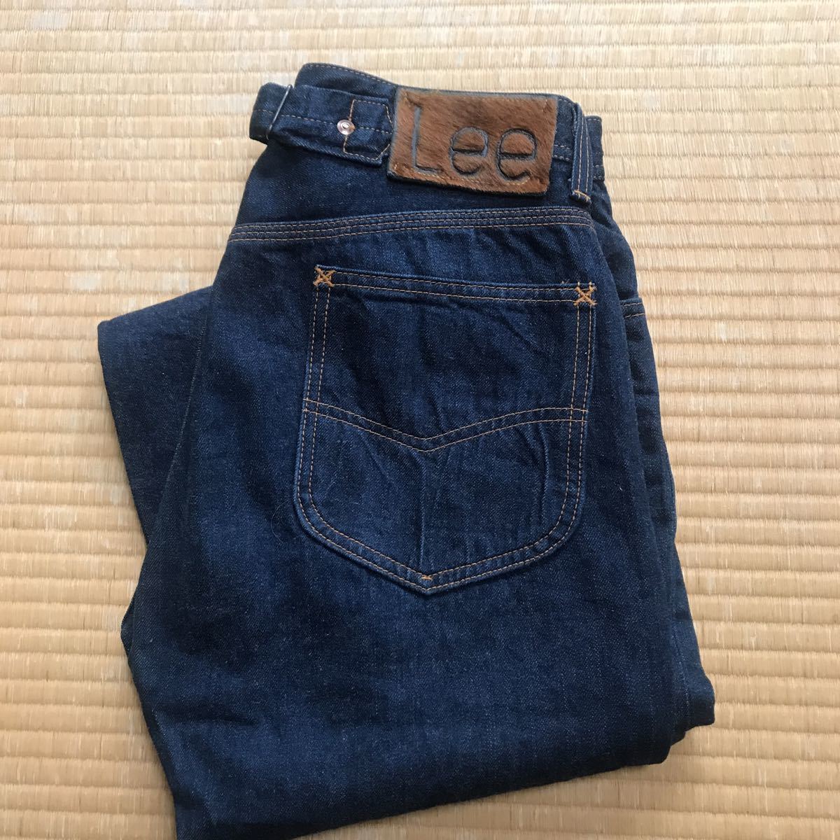 濃紺 美品 Lee COWBOY リー カウボーイ 101B W30 37年復刻 レプリカ  