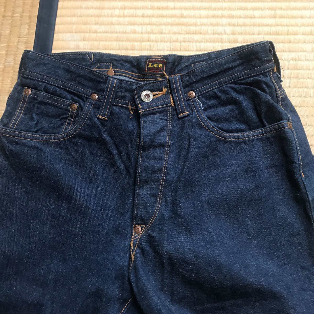 濃紺 美品 Lee COWBOY リー カウボーイ 101B W30 37年復刻 レプリカ 