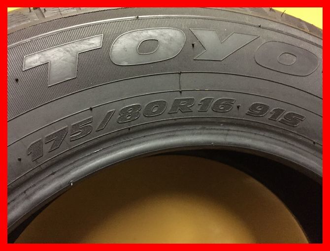 ★☆TOYO　PROXES　CF2 SUV　175/80R16　4本SET　2017年製☆★