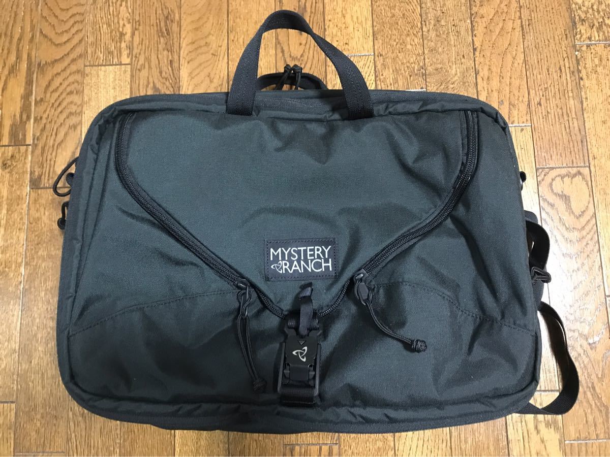 美品 MYSTERY RANCH 3way ブリーフケース 黒 エクスパンダブル 