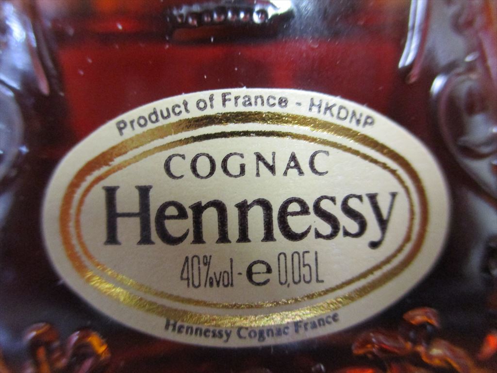 XO Cognac Hennessy ヘネシー 箱 50ml ◇注目! ミニボトル 4本セット