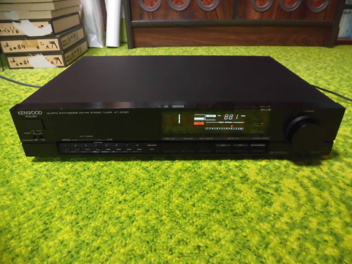 KENWOOD　TUNER KT-2020（B）　動作確認済み KENWOOD KT-2020 ケンウッド 動作確認済み Yahoo!オークション KT-2020