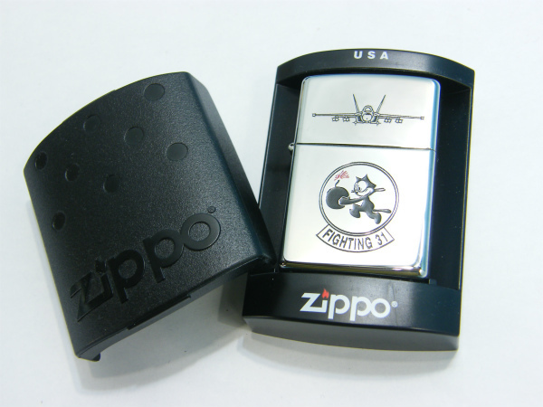 本物保証，大人気 ケース付 ZIPPO 08年 ジッポー オイルライター FELIX FIGHTING 31 #46989 フィリックス(ミリタリー)｜売買されたオークション情報、yahooの商品情報をアーカイブ公開 - オークファン Zippo