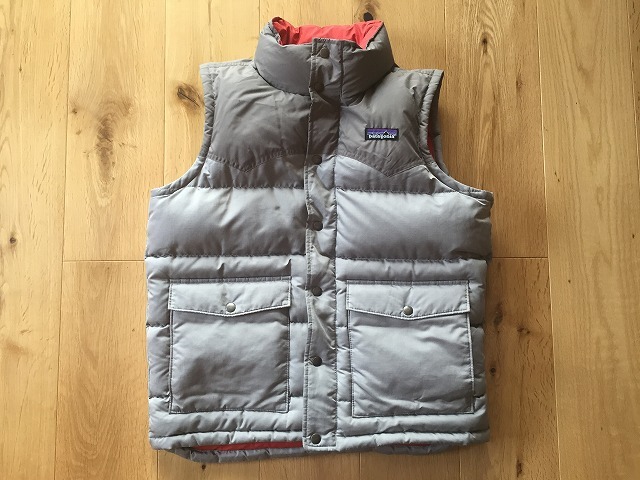 Patagonia/パタゴニア ダウンベスト グレー切り替え 人気カラー グース