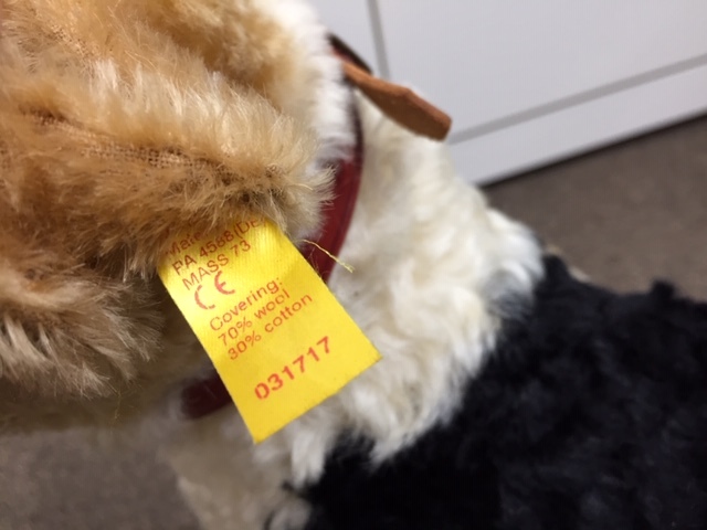 Steiff シュタイフ Foxy Fox Terrier フォクシーフォックステリア 犬