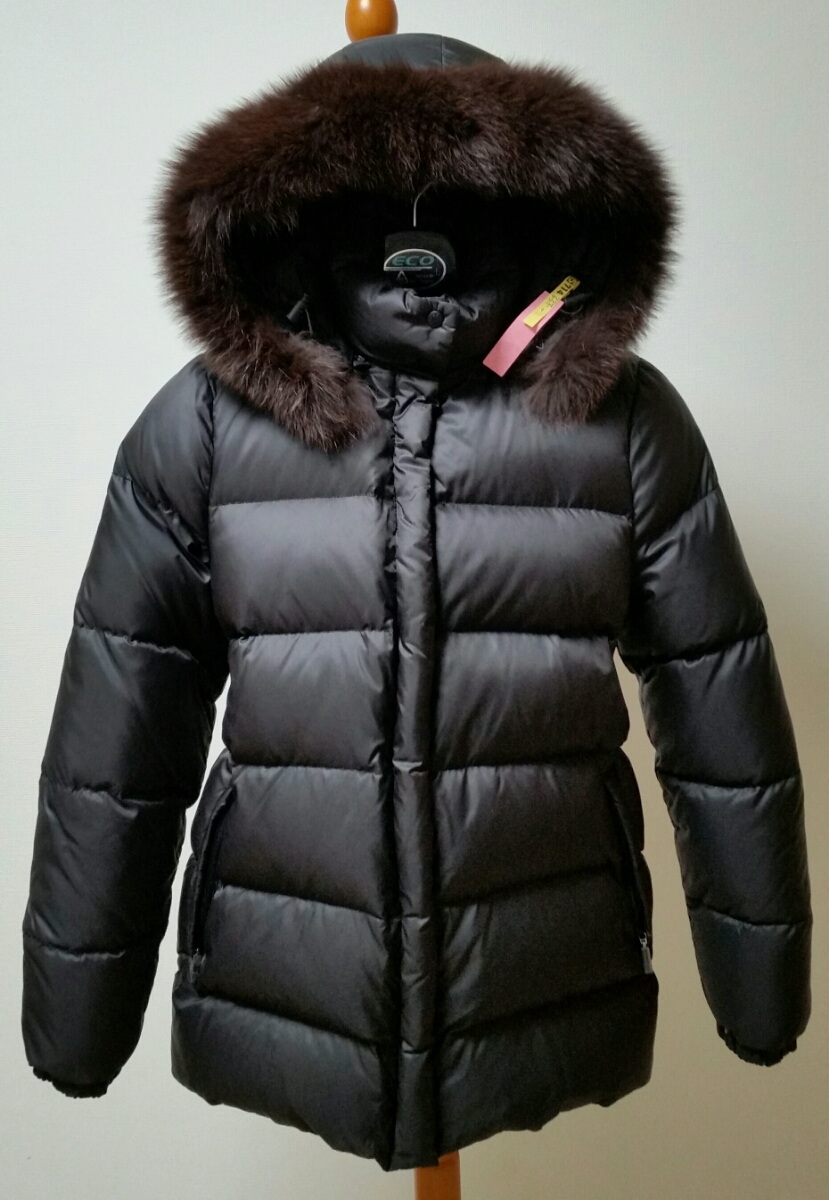  MONCLER モンクレール 国内正規 本物保証 VALENTINE バレンティーヌ 極 クリーニング済み ブラック ゴージャス ファー(00)｜売買されたオークション情報、yahooの商品情報をアーカイブ公開 - オー 女性用