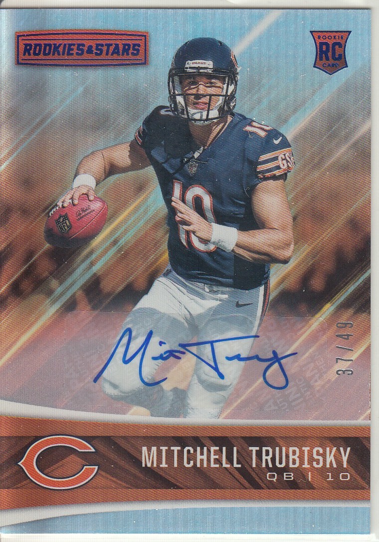 人気定番，セール 2017 Rookies and Stars Rookies Longevity Signatures Blue Mitchell Trubisky Bears/49 Auto(その他)｜売買されたオークション情報、yahooの商品情報をアーカイブ公開 - オークファン その他