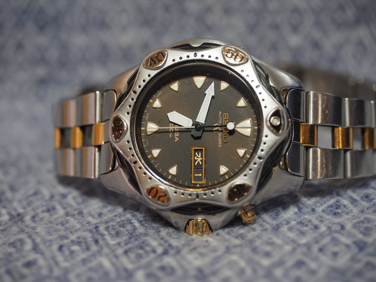セイコー オートクォーツ スクーバ 200m SEIKO AUTO QUARTZ SCOBA