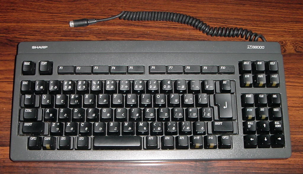 シャープ X68000シリーズ用キーボード＆マウス+おまけ ※動作未確認