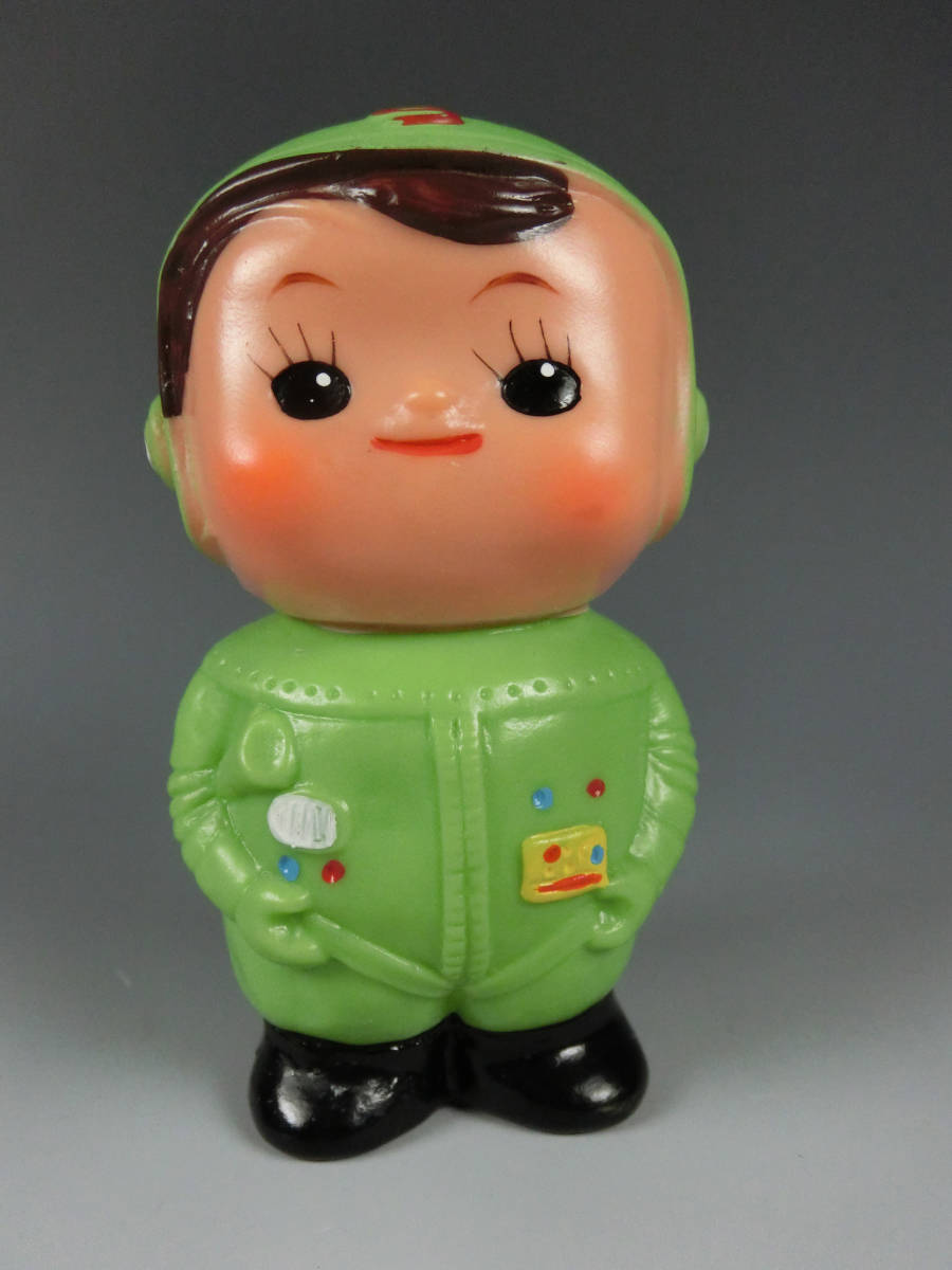 阡》企業物 ソフビ 人形 貯金箱 しがぎんこう 滋賀銀行 しが