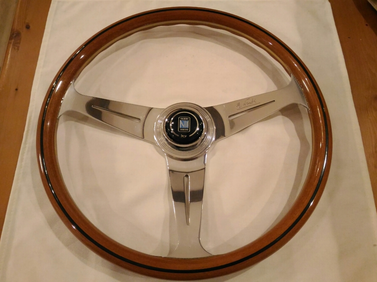 大径 ナルディ NARDI ハンドル ウッド クラシック ステアリング 39パイ 
