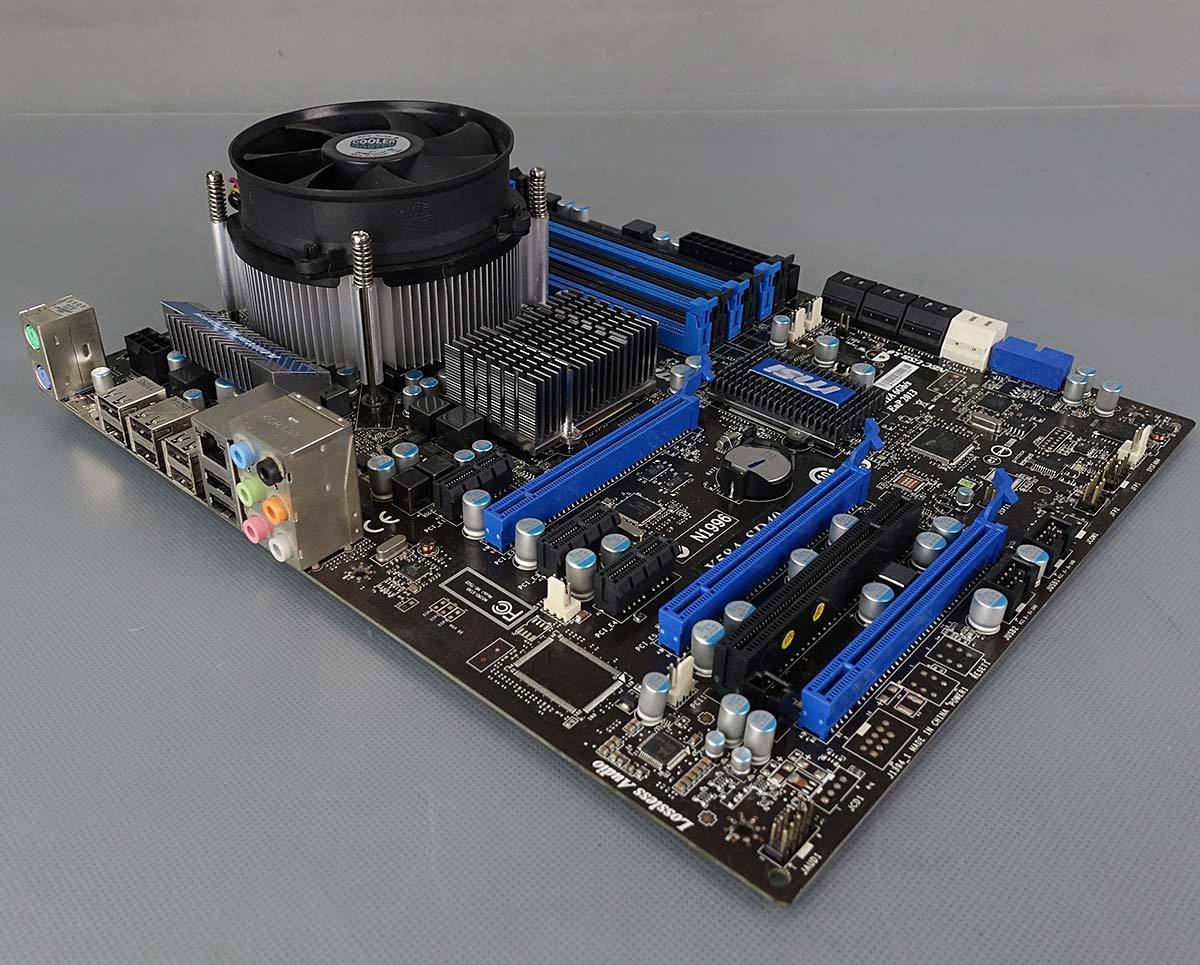 現状動作品 MSI マザーボード X58A-SD40 MS-7522 Ver.5.2 ATX LGA1366 CPU Core i7 960 パソコン パーツ 周辺 PC S012502