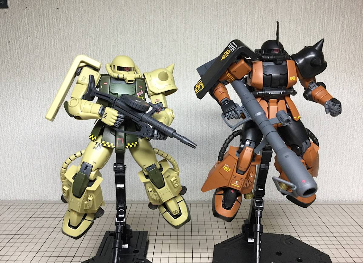 Mg 完成品 ブレニフ オグス ギャビー ハザード専用高機動型ザク2 Msv 完成品 売買されたオークション情報 Yahooの商品情報をアーカイブ公開 オークファン Aucfan Com