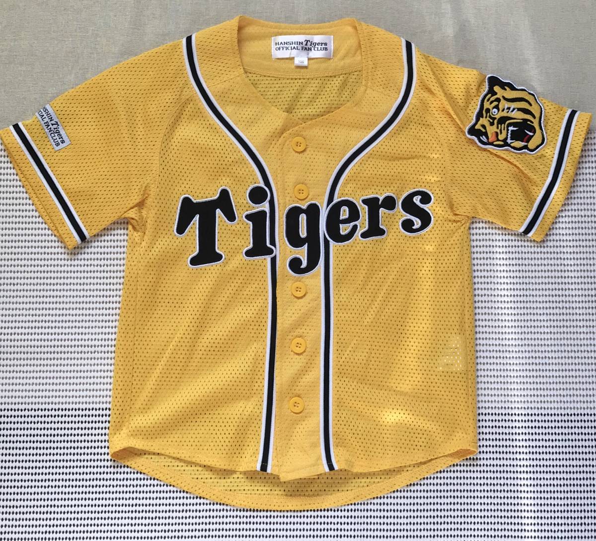阪神タイガース　イエローメッシュジャージ　ユニフォーム　子ども用　100サイズ　KIDS_1
