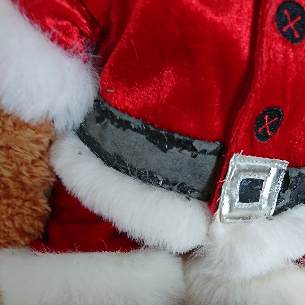 WDW 300体限定 ビバリーホワイト ディズニーベア(ダッフィー) cookie サンタコスチューム(服に難あり・説明必読)付