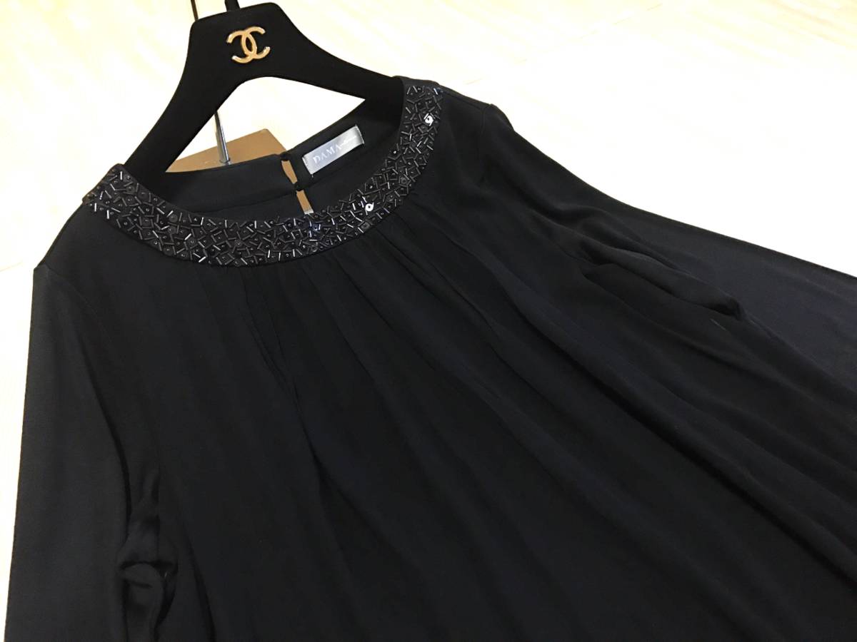 DAMA collection（ダーマコレクション）シフォン×シルクワンピース 大きいサイズ３Ｌ　(O58)