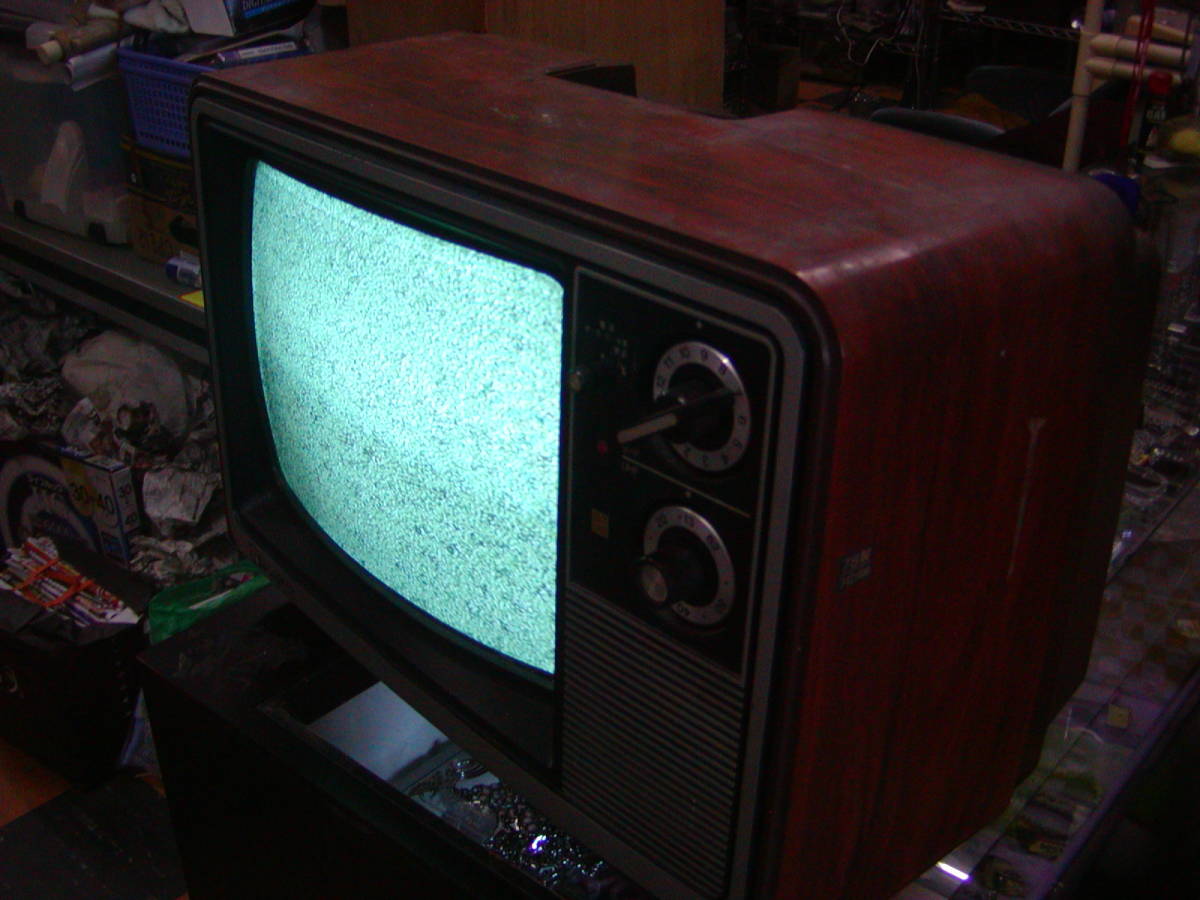 ブラウン管テレビ ナショナル - 14型 Yahoo!オークション 昭和レトロ
