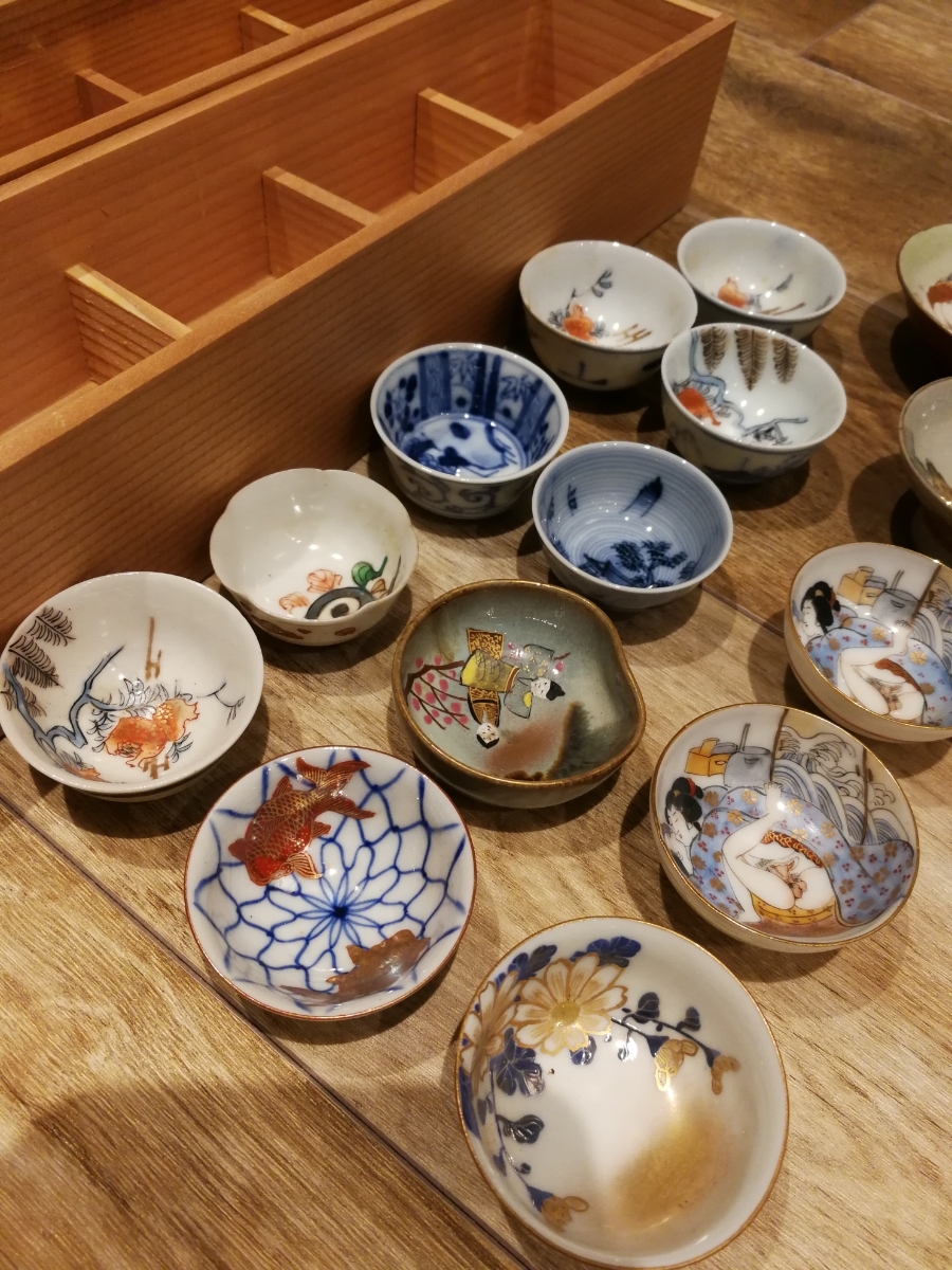 九谷焼のお猪口のセット　骨董品 九谷焼のお猪口のセット 骨董品 九谷焼 おちょこ」の人気商品一覧