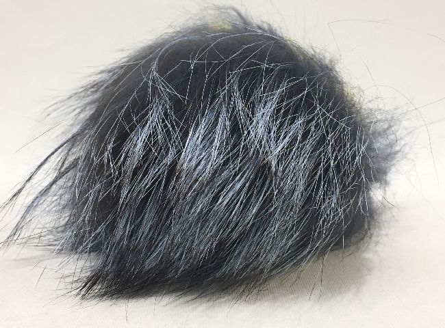経堂) FENDI フェンディ キーリング バッグバグズ モンスター チャーム ブルー クリスタル イタリア製 ファー
