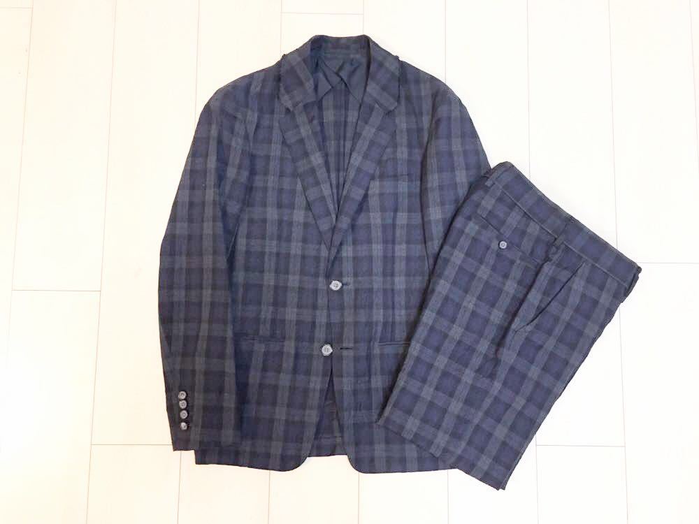 美品◇10万◇極上素材 トゥモローランド カジュアルスーツ◇46 