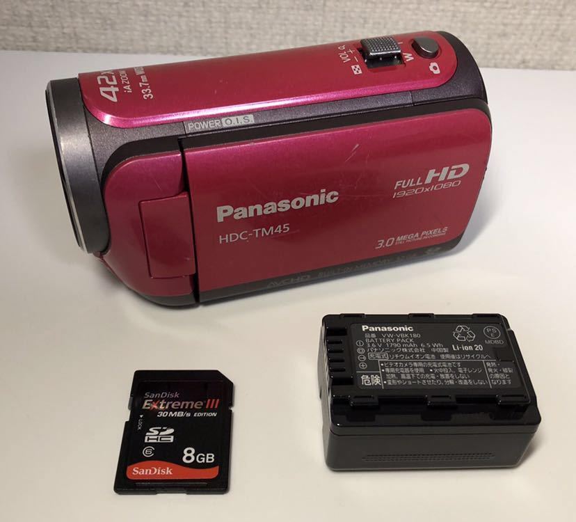 Panasonic HDC-TM45 ビデオカメラ 本体 箱・付属品付き 公式オンライン