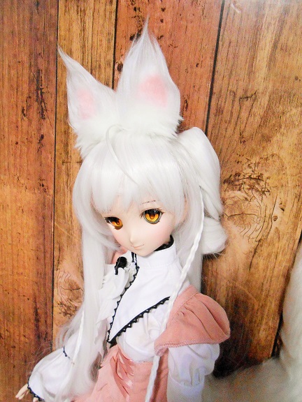 即決DDサイズ きつね しっぽ 白狐の耳＆しっぽセット : | ハロウィン