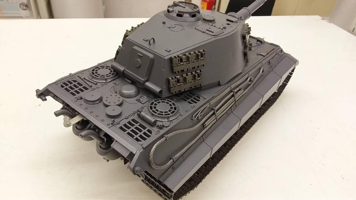 1/16 キングタイガー 戦車 電動RC タミヤ 組み立て済 ジャンク