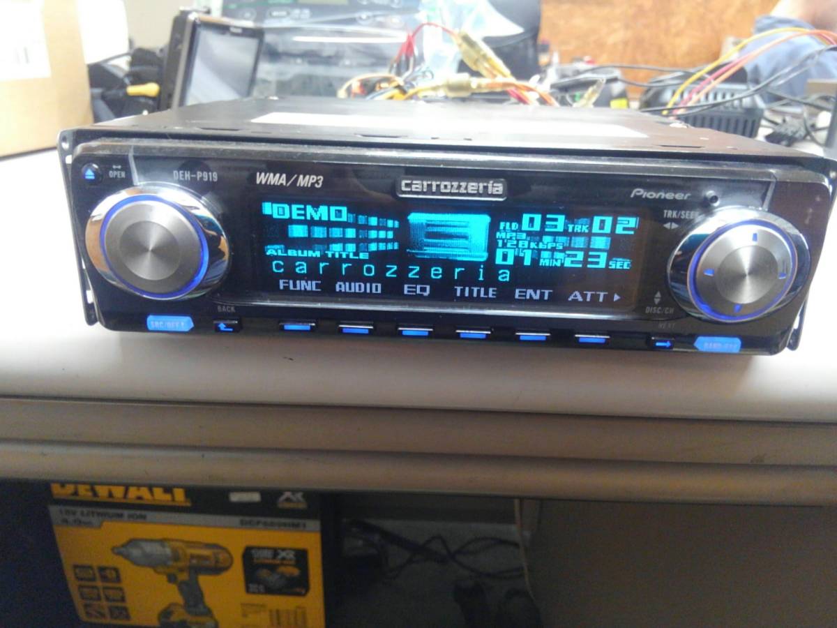 DEH-P919 中古 自動車、オートバイ CDプレーヤー 【公式通販】