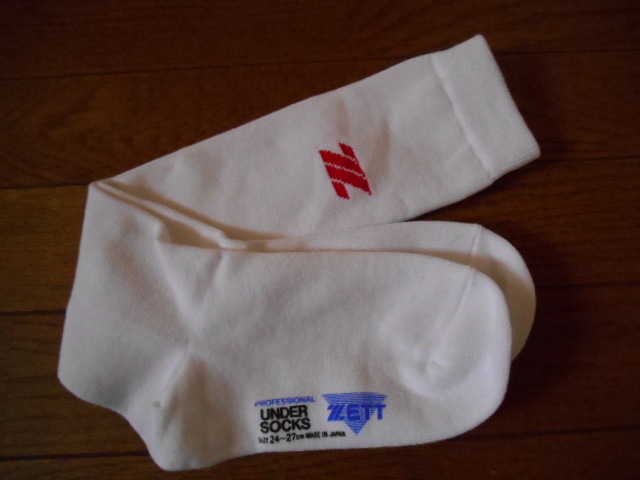 新品　野球ソックス　２足　サイズ２４～２７　ＺＥＴＴ　ＭＩＺＵＮＯ　未使用_6