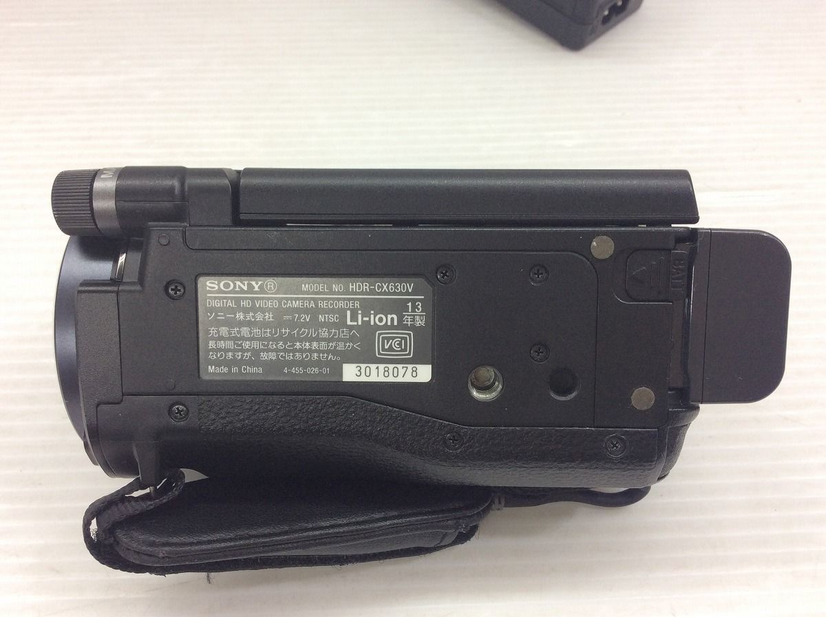 SONY HDRーcx630本体 、付属品。動作確認済み。 動作OK SONY ハンディカム ビデオカメラ HDR-CX630 グレー 本体 充電器