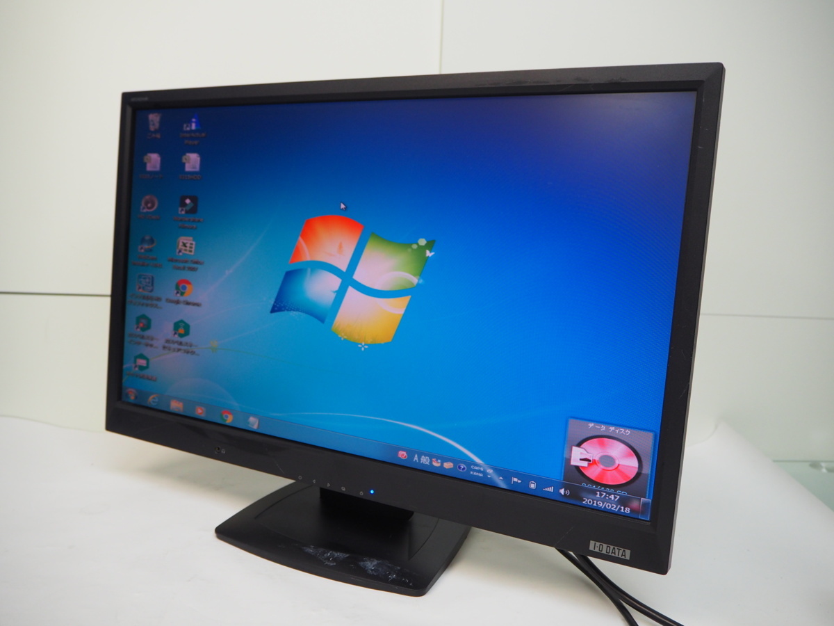 I.O DATA 23.6インチ　液晶モニター　LCD-MF242XHR-M ハード王】IO DATA アイ・オー・データ/LCD-MF242XHRノングレア23.6