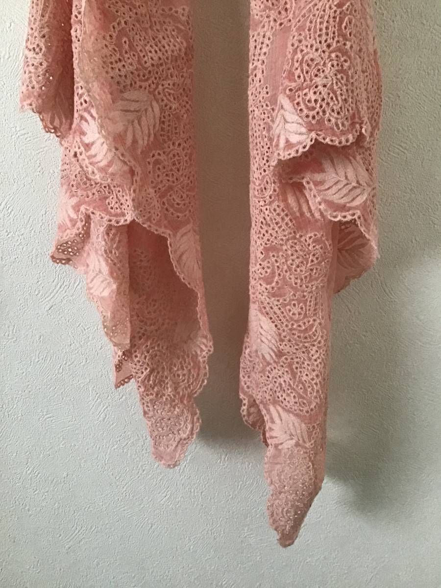 Faliero Sarti ファリエロサルティ カットワーク レース ストール