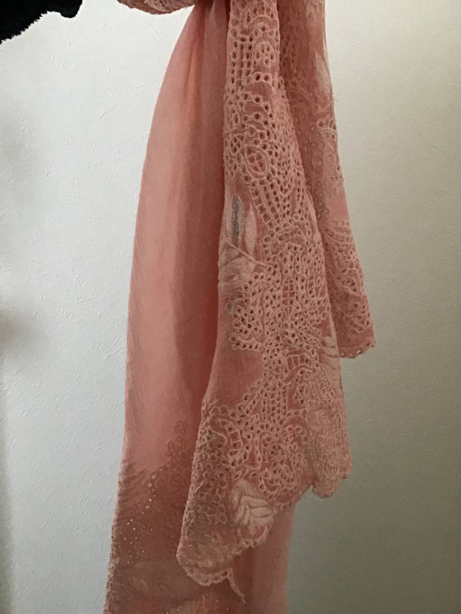Faliero Sarti ファリエロサルティ カットワーク レース ストール