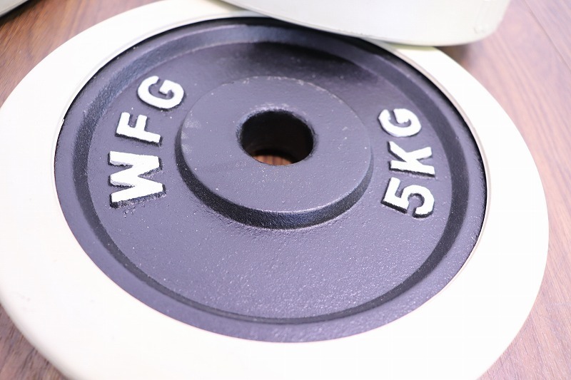 M8426◇WILD FIT/ワイルドフィット◇ダンベルプレート◇10kg×2 5kg×4