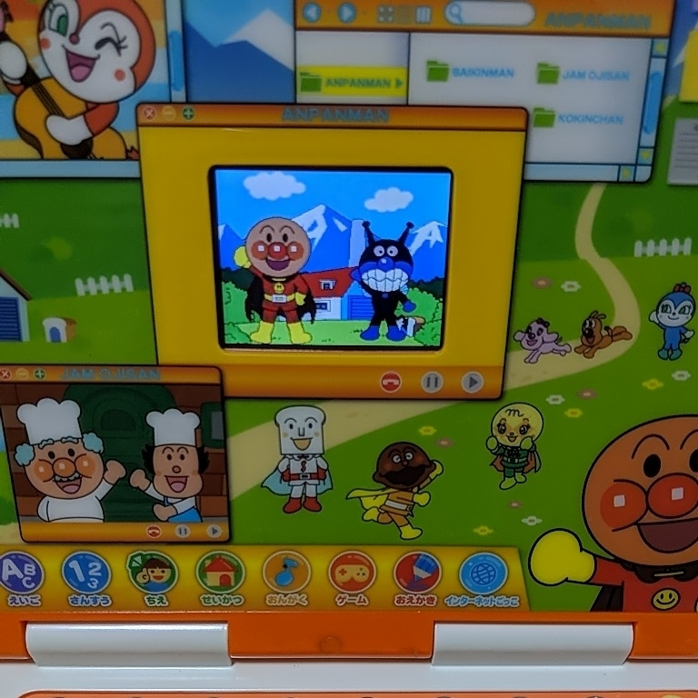 それいけ！アンパンマン★★マウスでクリック☆アンパンマンカラーパソコン　中古　バンダイ　ゲーム　幼稚園　小学生_7