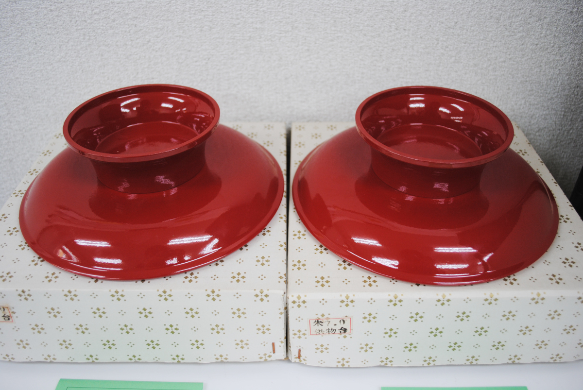 祭壇 三段 仏具 ★美品 仏壇・手元供養台木製三段・段違いメモリアルステージ：サンシェルフ