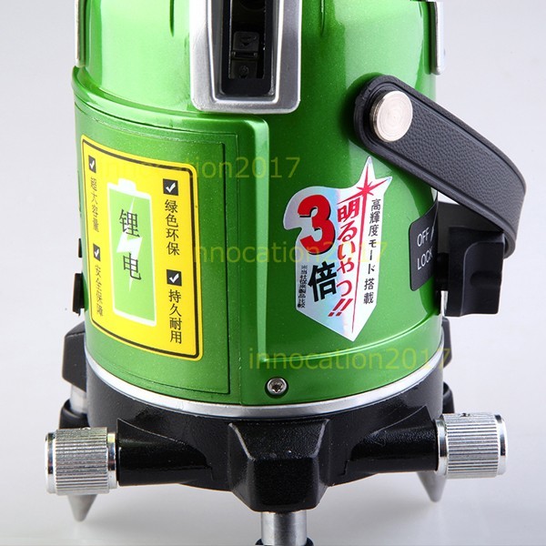 【超激安】FUKUDA EK-469GJ 福田 フクダ▲5ライン グリーン レーザー 墨出し器 高輝度 高精度 水平/垂直 光学測定器 地墨点付 EK-469GJ_2