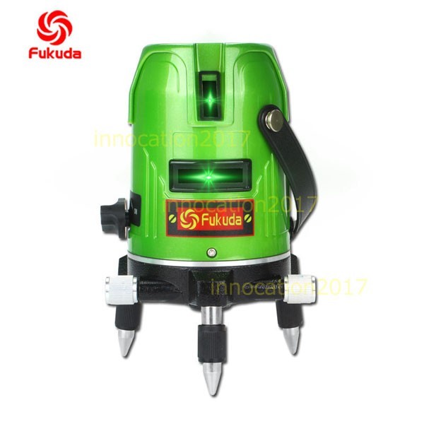 【超激安】FUKUDA EK-469GJ 福田 フクダ▲5ライン グリーン レーザー 墨出し器 高輝度 高精度 水平/垂直 光学測定器 地墨点付 EK-469GJ_3