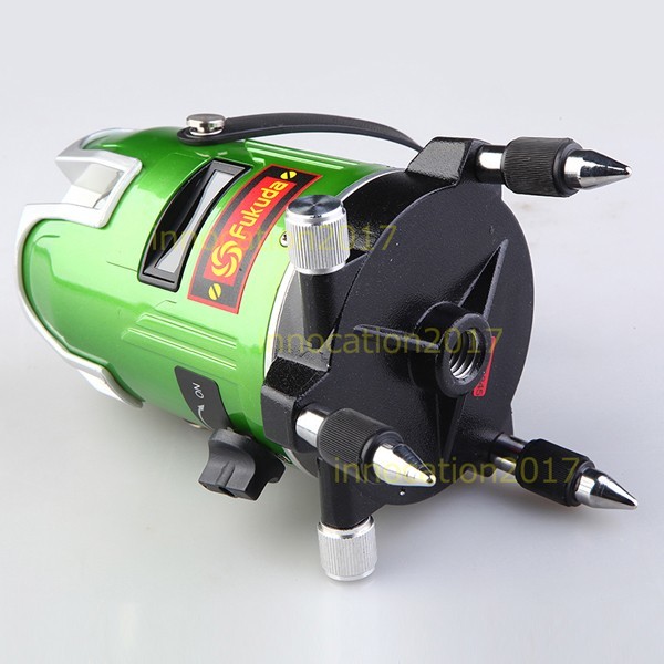 【超激安】FUKUDA EK-469GJ 福田 フクダ▲5ライン グリーン レーザー 墨出し器 高輝度 高精度 水平/垂直 光学測定器 地墨点付 EK-469GJ_4