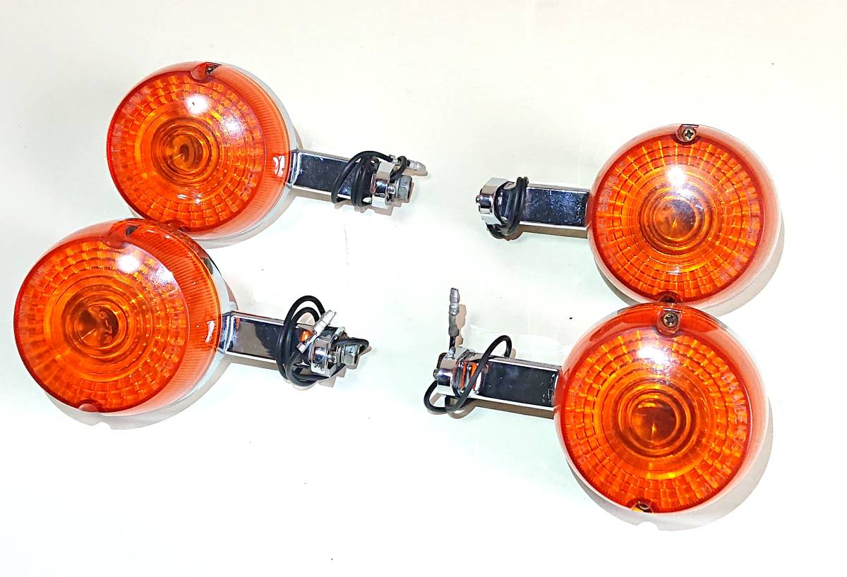 送安良品♪スズキK125 ウインカーセット/コレダ.S10.YB.YD.CD.T125.S30