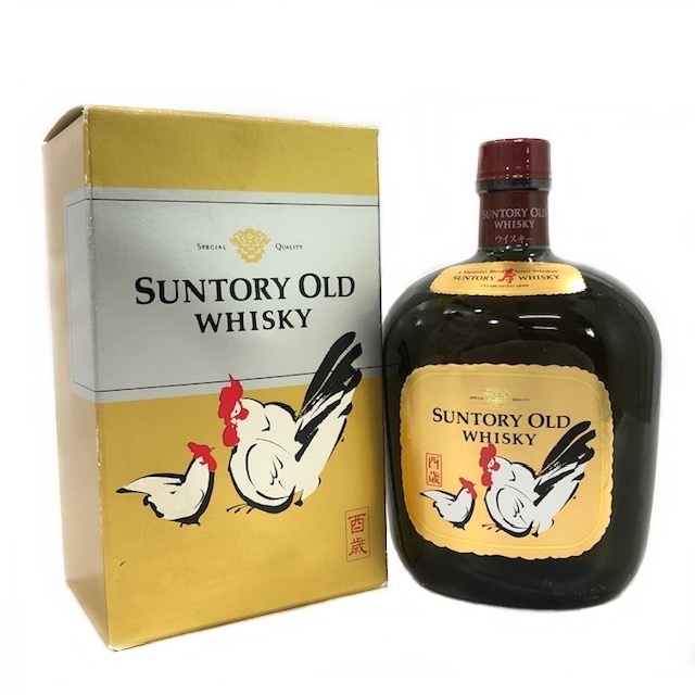 古酒・未開栓サントリーオールド干支ラベル（未歳）（申歳）（酉歳